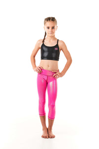 Sparkle Black Girls Crop Top and Leggings - Koa Kids Activewear