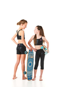 Sparkle Black Leggings - Koa Kids Activewear