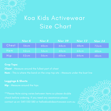 Load image into Gallery viewer, Sparkle Black Crop Top - Koa Kids Activewear