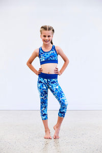 Ocean Lights Capri Leggings - Koa Kids Activewear