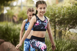 Pink Lilly Crop Top - Koa Kids Activewear